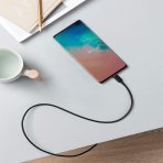 كابل شحن باولاين (3 بمنفذ USB C الى 2.0 USB C ) بطول 6 اقدام بقدرة 100 واط اسود من انكر